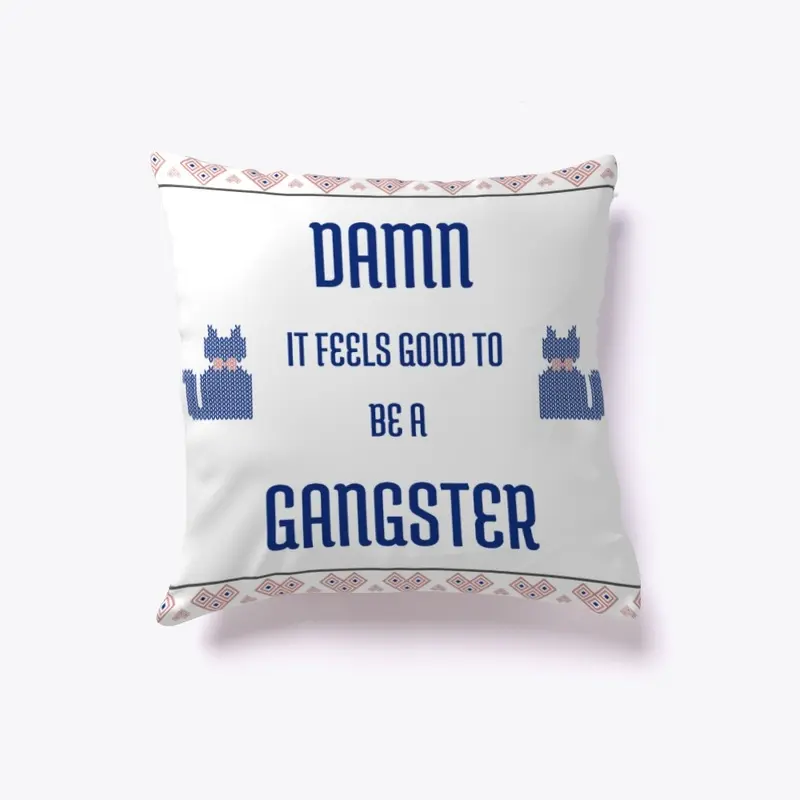 Gangster Pillow