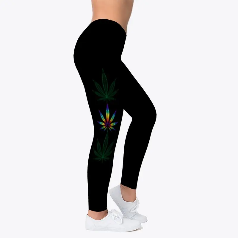 Rainbow Leaf Leggings